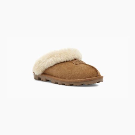 UGG Coquette Brown Slippers for Women (KBZF12740)